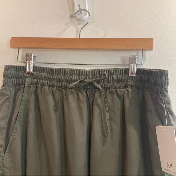 MAGASCHONI Sz L 100% Tencel Elastic Waist & Hem Drawstring Pockets Jogger NEW - Picture 5 of 11
